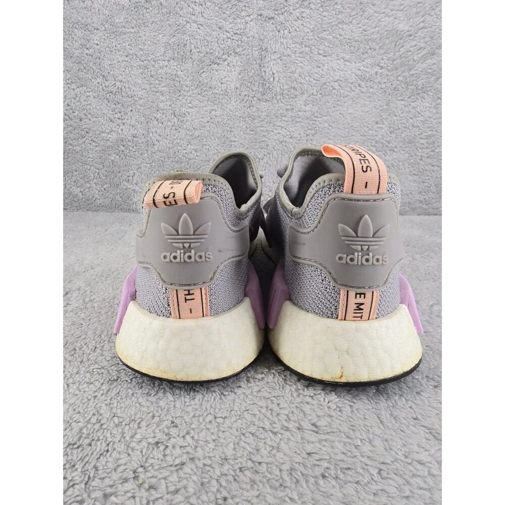 ​Adidas NMD R1 Grey Orchid Tint Men's Size 10 Boost Running Shoes B37647